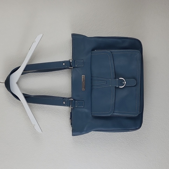 Clark & Mayfield Handbags - Clark & Mayfield Stafford Pro Leather Laptop Tote 17.3"